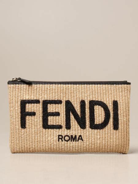 pochette fendi paglia|borse donna fendi it.